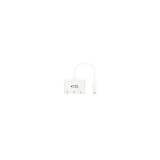 ADAPTADOR NANOCABLE USB TIPO-C MACHO A HDMI USB USB-C HEMBRA 15CM BLANCO 10.16.4302