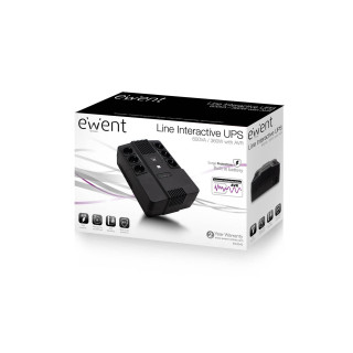 SAI 600VA EWENT INLINE INTERACTIVA 6*SCHUKO 360W