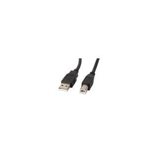 CABLE LANBERG USB-A MACHO A USB-B MACHO 1.8M NEGRO CA-USBA-10CC-0018-BK