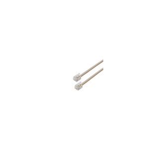 CABLE AISENS 6P4C RJ11 MACHO A RJ11 MACHO 2M BEIGE A143-0317