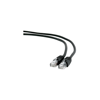 LATIGUILLO GEMBIRD CAT 6 UTP 0.5METROS NEGRO PP6U-0.5M/BK