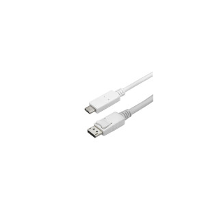 StarTech.com Cable de 3m USB-C a DisplayPort - 4K 60Hz - Blanco