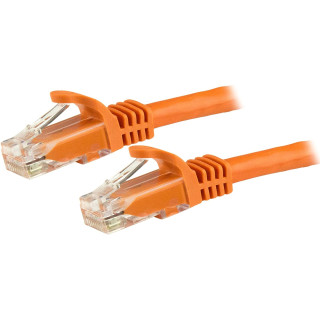 StarTech.com Cable de Red Ethernet Cat6 Snagless de 3m Naranja - Cable Patch RJ45 UTP - N6PATC3MOR