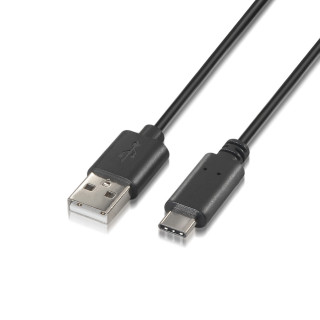 Cable aisens usb 2.0 tipo-a macho a usb tipo-c macho 3a 1m negro A107-0051