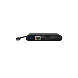 Hub Belkin Interfaz usb 3.2 gen 1 tipo-c 4 puertos hdmi vga rj45 negro AVC005BTBK