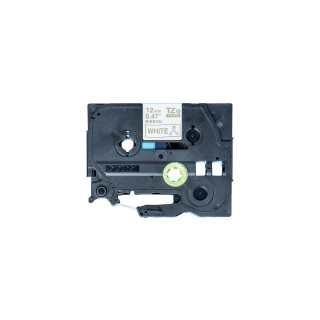 BROTHER cinta TZe para impresora de etiquetas Oro sobre blanco
