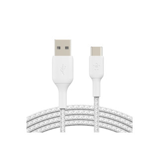 Cable Belkin USB A macho/USB C macho 3 m Blanco