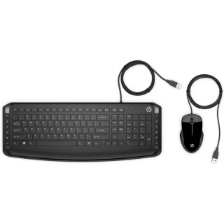 HP Pavilion 250 teclado USB QWERTZ Checa Negro