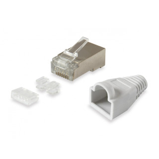 Equip conector Cat6 RJ45 Plata
