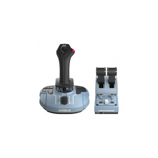 THRUSTMASTER Airbus Edition Palanca de mando Analógico/Digital PC USB Tipo C Negro, Azul