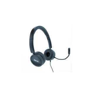 iggual Auriculares Diadema con micro Dual Tech USB/3.5 mm Negro