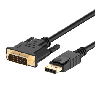 Ewent Adaptador de cable de vÍ­deo DisplayPort/DVI-D 1 m Negro