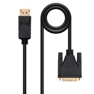 Nanocable Cable Conversor DisplayPort a DVI, DP/M - DVI/M, Negro, 1 m