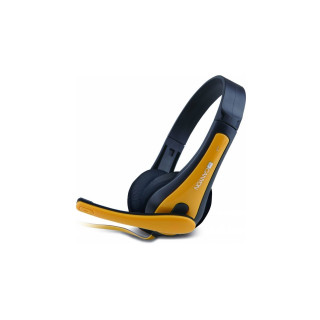 Canyon CNS-CHSC1BY auricular y casco Auriculares Alámbrico Diadema Juego Negro, Amarillo