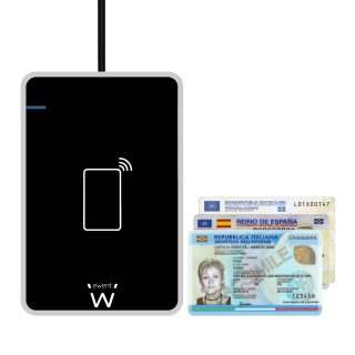 Ewent EW1053 Lectores de tarjetas inteligentes y de identificación sin contacto NFC