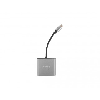 NATEC Fowler Mini USB 2.0 Type-C 5000 Mbit/s Gris