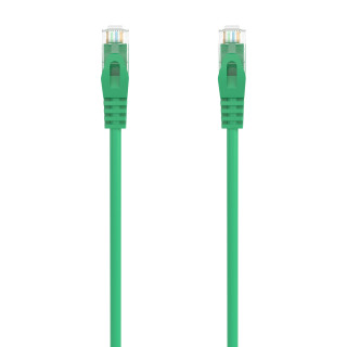 AISENS Cable de Red Latiguillo RJ45 LSZH Cat.6A 500 Mhz UTP AWG24, Verde, 30CM