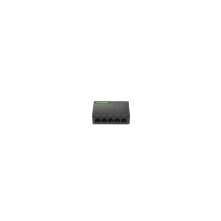 Lanberg DSP1-1005 switch No administrado Gigabit Ethernet (10/100/1000) Negro, Gris