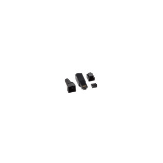 Lanberg PLU-6000TL conector RJ-45 Negro
