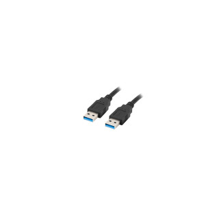 Lanberg CA-USBA-30CU-0010-BK cable USB 1 m USB 3.2 Gen 1 (3.1 Gen 1) Negro