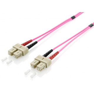 Equip 255521 cable de fibra optica 1 m SC OM4 Violeta