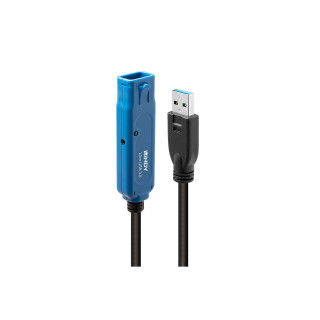 Lindy 43157 cable USB 10 m USB 3.2 Gen 1 (3.1 Gen 1) USB A Negro