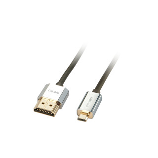Lindy 41681 cable HDMI 1 m HDMI tipo A (Estándar) HDMI tipo D (Micro) Negro