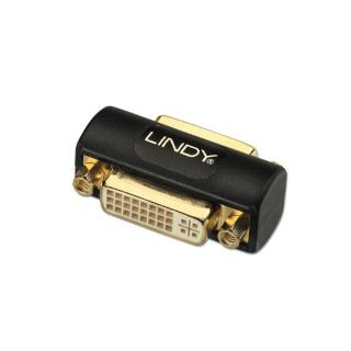 Lindy 41233 cambiador de género para cable DVI Negro
