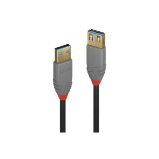 Lindy 36762 cable USB 2 m USB 3.2 Gen 1 (3.1 Gen 1) USB A Negro