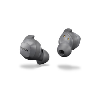 Lindy LE400W Auriculares True Wireless Stereo (TWS) Dentro de oÍ­do Coche Bluetooth Gris