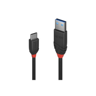 Lindy 36915 cable USB 0,5 m USB 3.2 Gen 1 (3.1 Gen 1) USB A USB C Negro