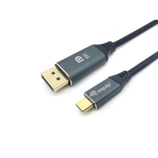 Equip 133423 adaptador de cable de vÍ­deo 3 m USB Tipo C DisplayPort Gris