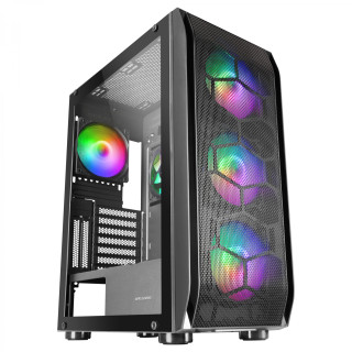 Mars Gaming MC-KX Negro Torre Gaming Premium E-ATX Sistema CPU FREEZER 5 Ventiladores ARGB Ultra-silenciosos Controladora ARGB…