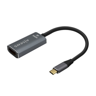 AISENS Conversor Aluminio USB-C a HDMI 4K@60Hz, USB-C/M-HDMI/H, Gris, 15cm
