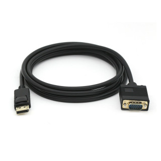 Equip 119338 adaptador de cable de vídeo 2 m VGA (D-Sub) DisplayPort Negro