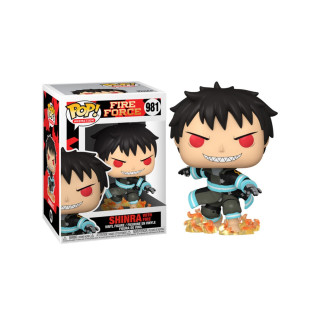 Funko pop animacion fire force shinra con fuego 56159