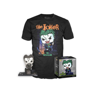 Funko pop dc comics dc jim lee joker + camiseta ut - 56648
