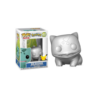 Funko pop jumbo pokemon s6 bulbasaur plateado efecto metalico 10pulgadas edicion especial exclusivo 59874