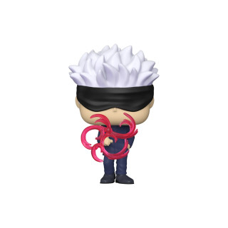 Funko pop jujutsu kaisen gojo resplandor rojo 62337
