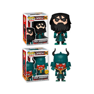 Funko pop animacion samurai jack jack con armadura opcion chase 49276