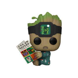 Funko pop marvel guardianes de la galaxia groot en pijama con libro 70651