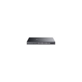 TP-Link Omada SG3428XMPP switch Gestionado L2+ Gigabit Ethernet (10/100/1000) Energía sobre Ethernet (PoE) 1U Negro
