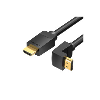 Vention Cable HDMI 2.0 4K Acodado AAQBH/ HDMI Macho - HDMI Macho/ 2m/ Negro