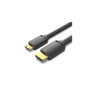Vention Cable HDMI 4K AGHBG/ HDMI Macho - Mini HDMI Macho/ 1.5m/ Negro