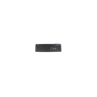 Ewent EW3112 teclado Oficina USB + PS/2 QWERTY Portugués Negro