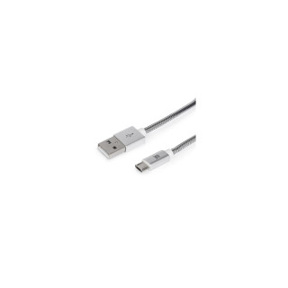 Maillon Technologique Premium MTPMUMS241 cable USB USB 2.0 1 m USB A Micro-USB B Plata