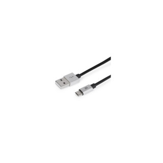 Maillon Technologique Premium MTPMUS241 cable USB USB 2.0 1 m USB A Micro-USB B Plata