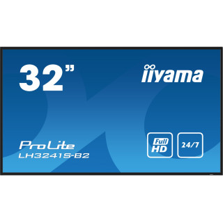iiyama LH3241S-B2 pantalla de señalización Diseño de quiosco 80 cm (31.5") LED 350 cd / m² Full HD Negro 24/7