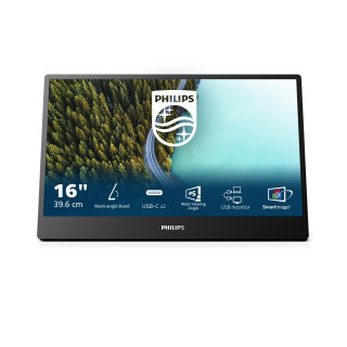 Philips 3000 series 16B1P3302D/00 pantalla para PC 39,6 cm (15.6") 1920 x 1080 Pixeles Full HD LED Negro