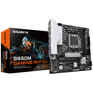GIGABYTE B650M GAMING WIFI6E Placa Base - Procesadores AMD Ryzen Serie 9000, VRM de 5+2+2 fases, hasta 6400 MHz DDR5 (OC),…